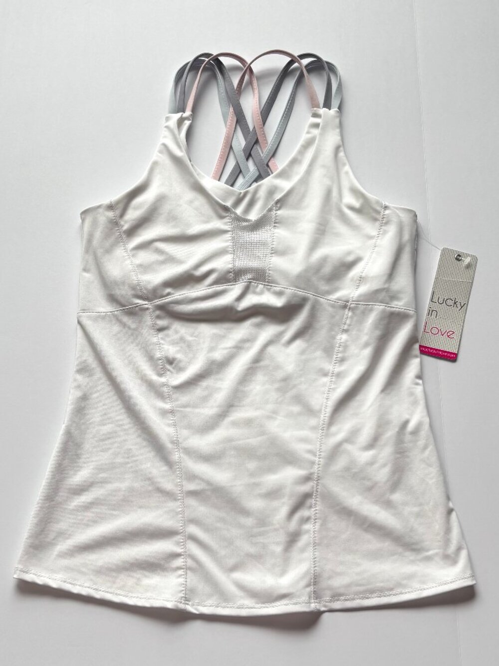 NWT Lucky in Love Women's Going Wild Double Cross Cami Tank Size Small